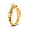 Load image into Gallery viewer, french-pave-semi-mount-contour-emerald-wedding-band-in-yellow-gold-FD9986B1SMGEMGR-NL-YG