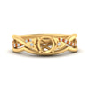 Load image into Gallery viewer, french-pave-semi-mount-contour-orange-sapphire-wedding-band-in-yellow-gold-FD9986B1SMGSAOR-NL-YG