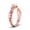 Load image into Gallery viewer, french-pave-semi-mount-contour-pink-sapphire-wedding-band-in-rose-gold-FD9986B1SMGSADRPI-NL-RG