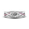 Load image into Gallery viewer, french-pave-semi-mount-contour-pink-sapphire-wedding-band-in-white-gold-FD9986B1SMGSADRPI-NL-WG