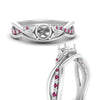 Load image into Gallery viewer, french-pave-semi-mount-contour-pink-sapphire-wedding-band-in-white-gold-FD9986B1SMGSADRPI-NL-WG