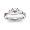 Load image into Gallery viewer, french-pave-semi-mount-contour-pink-sapphire-wedding-band-in-white-gold-FD9986B1SMGSADRPI-NL-WG