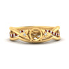 Load image into Gallery viewer, french-pave-semi-mount-contour-ruby-wedding-band-in-yellow-gold-FD9986B1SMGRUDR-NL-YG