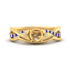 Load image into Gallery viewer, french-pave-semi-mount-contour-sapphire-wedding-band-in-yellow-gold-FD9986B1SMGSABL-NL-YG