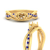 Load image into Gallery viewer, french-pave-semi-mount-contour-sapphire-wedding-band-in-yellow-gold-FD9986B1SMGSABL-NL-YG
