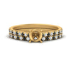 Load image into Gallery viewer, french-pave-semi-mount-petite-black-diamond-wedding-ring-set-in-FD9918SMGBLACKANGLE3-NL-YG-B1