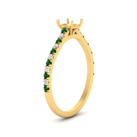 french-pave-semi-mount-petite-emerald-engagement-ring-in-FD9918SMRGEMGRANGLE3-NL-YG