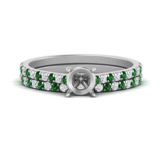 french-pave-semi-mount-petite-emerald-wedding-ring-set-in-FD9918SMGEMGRANGLE3-NL-WG-B1