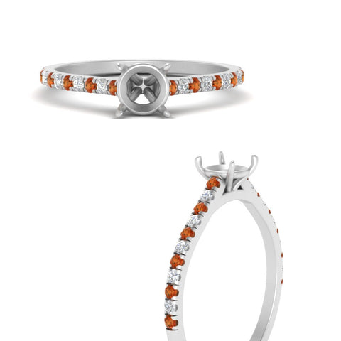 french-pave-semi-mount-petite-orange-sapphire-engagement-ring-in-FD9918SMRGSAORANGLE3-NL-WG