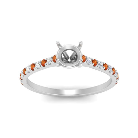 french-pave-semi-mount-petite-orange-sapphire-engagement-ring-in-FD9918SMRGSAORANGLE3-NL-WG