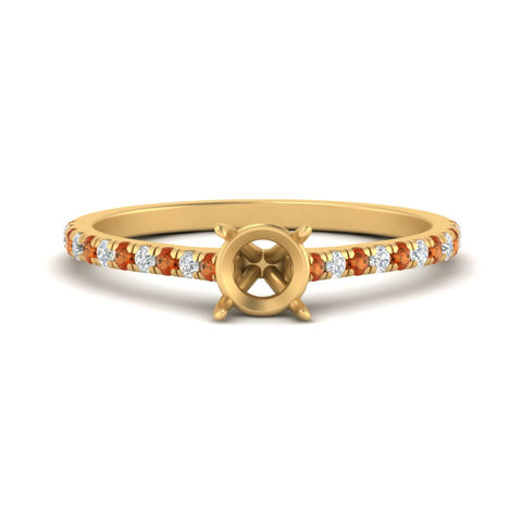french-pave-semi-mount-petite-orange-sapphire-engagement-ring-in-FD9918SMRGSAORANGLE3-NL-YG