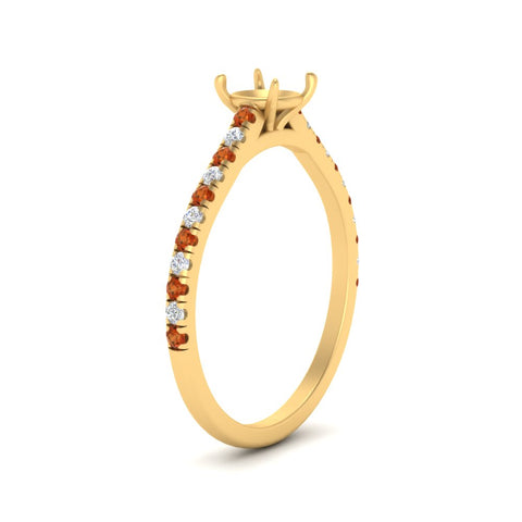 french-pave-semi-mount-petite-orange-sapphire-engagement-ring-in-FD9918SMRGSAORANGLE3-NL-YG