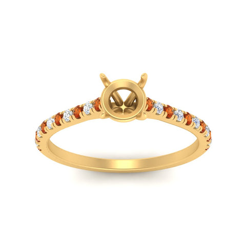 french-pave-semi-mount-petite-orange-sapphire-engagement-ring-in-FD9918SMRGSAORANGLE3-NL-YG