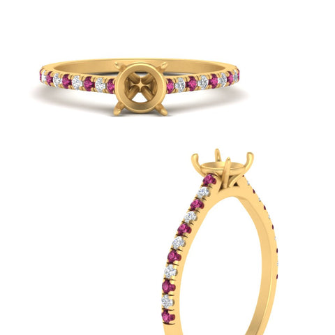 french-pave-semi-mount-petite-pink-sapphire-engagement-ring-in-FD9918SMRGSADRPIANGLE3-NL-YG