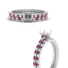 Load image into Gallery viewer, french-pave-semi-mount-petite-pink-sapphire-wedding-ring-set-in-FD9918SMGSADRPIANGLE3-NL-WG-B1