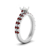 Load image into Gallery viewer, french-pave-semi-mount-petite-ruby-wedding-ring-set-in-FD9918SMGRUDRANGLE3-NL-WG-B1