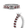 Load image into Gallery viewer, french-pave-semi-mount-petite-ruby-wedding-ring-set-in-FD9918SMGRUDRANGLE3-NL-WG-B1
