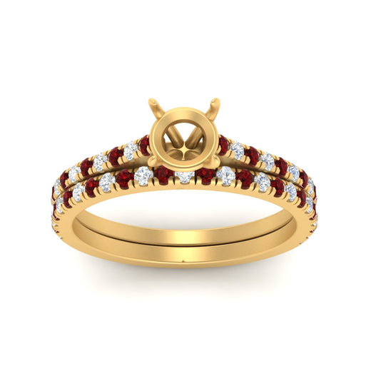 french-pave-semi-mount-petite-ruby-wedding-ring-set-in-FD9918SMGRUDRANGLE3-NL-YG-B1