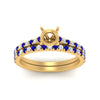 Load image into Gallery viewer, french-pave-semi-mount-petite-sapphire-wedding-ring-set-in-FD9918SMGSABLANGLE3-NL-YG-B1