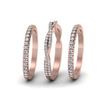 Load image into Gallery viewer, french-pave-trio-diamond-stack-band-in-18K-rose-gold-FD8332B-NL-RG.jpg
