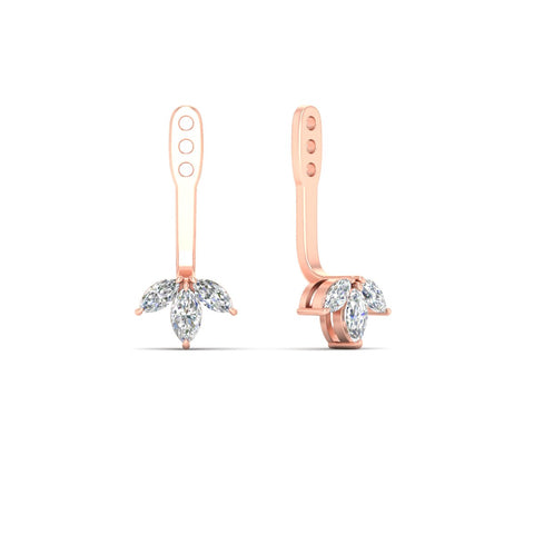 Front Back Marquise Earring Jackets
