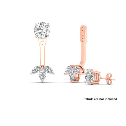 Front Back Marquise Earring Jackets