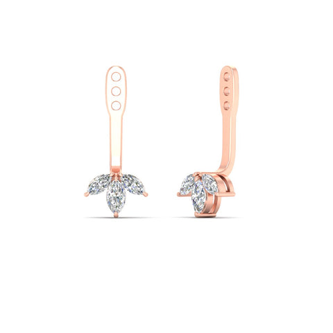 Front Back Marquise Earring Jackets