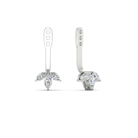 Front Back Marquise Earring Jackets
