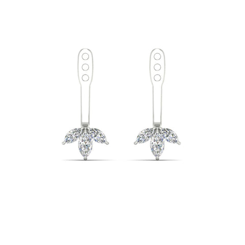 Front Back Marquise Earring Jackets