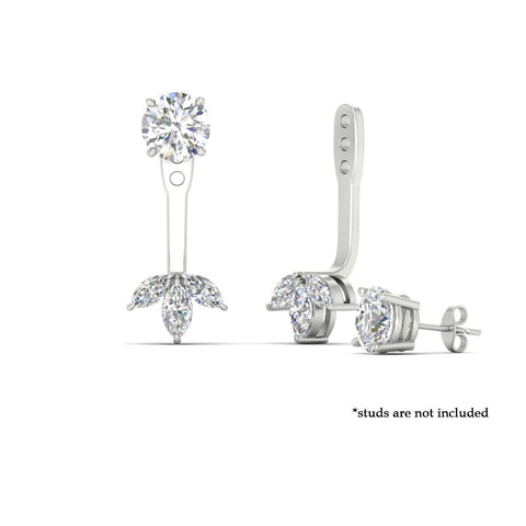 Front Back Marquise Earring Jackets