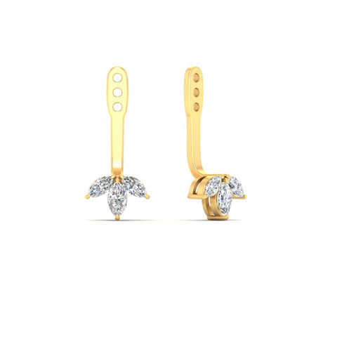 Front Back Marquise Earring Jackets
