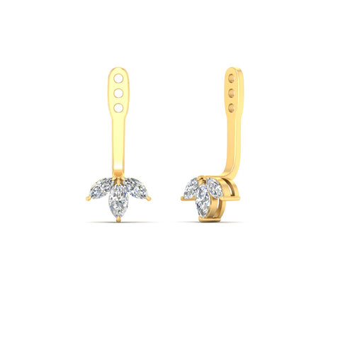 Front Back Marquise Earring Jackets
