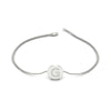 Load image into Gallery viewer, Alphabet disc diamond bracelet