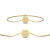 Load image into Gallery viewer, Alphabet disc diamond bracelet