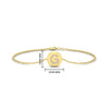 Load image into Gallery viewer, Alphabet disc diamond bracelet