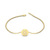 Load image into Gallery viewer, Alphabet disc diamond bracelet