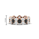 Load image into Gallery viewer, garland-diamond-eternity-ring-with-black-diamond-in-rose-gold-FD11122BGBLACK-NL-RG.jpg
