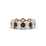 Load image into Gallery viewer, garland-diamond-eternity-ring-with-black-diamond-in-rose-gold-FD11122BGBLACK-NL-RG.jpg

