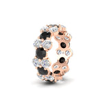 Load image into Gallery viewer, garland-diamond-eternity-ring-with-black-diamond-in-rose-gold-FD11122BGBLACK-NL-RG.jpg

