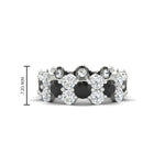 Load image into Gallery viewer, garland-diamond-eternity-ring-with-black-diamond-in-white-gold-FD11122BGBLACK-NL-WG.jpg
