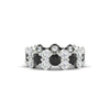 Load image into Gallery viewer, garland-diamond-eternity-ring-with-black-diamond-in-white-gold-FD11122BGBLACK-NL-WG.jpg