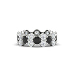 Load image into Gallery viewer, garland-diamond-eternity-ring-with-black-diamond-in-white-gold-FD11122BGBLACK-NL-WG.jpg
