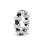Load image into Gallery viewer, garland-diamond-eternity-ring-with-black-diamond-in-white-gold-FD11122BGBLACK-NL-WG.jpg
