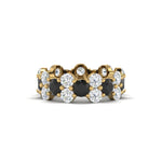 Load image into Gallery viewer, garland-diamond-eternity-ring-with-black-diamond-in-yellow-gold-FD11122BGBLACK-NL-YG.jpg
