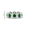 Load image into Gallery viewer, garland-diamond-eternity-ring-with-emerald-white-gold-FD11122BGEMGR-NL-WG.jpg
