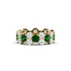 Load image into Gallery viewer, garland-diamond-eternity-ring-with-emerald-yellow-gold-FD11122BGEMGR-NL-YG.jpg