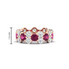 Load image into Gallery viewer, garland-diamond-eternity-ring-with-pink-sapphire-in-rose-gold-FD11122BGSADRPI-NL-RG.jpg