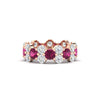 Load image into Gallery viewer, garland-diamond-eternity-ring-with-pink-sapphire-in-rose-gold-FD11122BGSADRPI-NL-RG.jpg