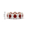 Load image into Gallery viewer, garland-diamond-eternity-ring-with-ruby-in-rose-gold-FD11122BGRUDR-NL-RG.jpg