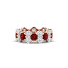 Load image into Gallery viewer, garland-diamond-eternity-ring-with-ruby-in-rose-gold-FD11122BGRUDR-NL-RG.jpg